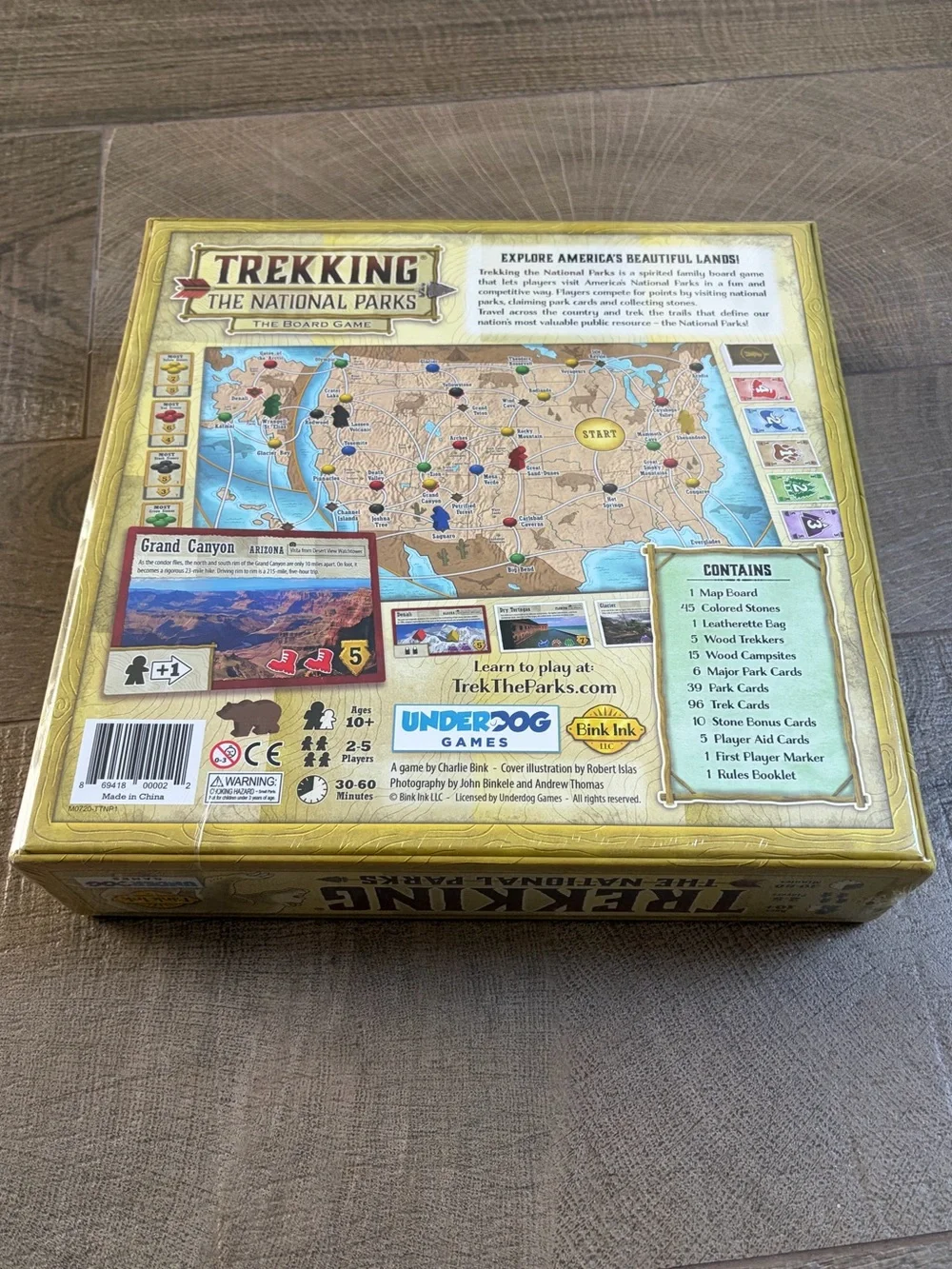 NEW Trekking the National Parks game